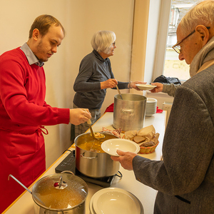 Suppenessen Pfarre Kirchdorf an der Krems