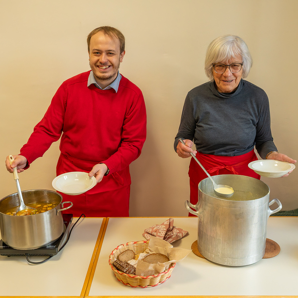 Suppenessen Pfarre Kirchdorf an der Krems