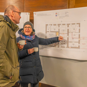 Am zweiten Adventsonntag wurden die Einreichpläne für das Pfarrzentrum vorgestellt.