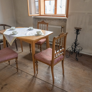 Gestaltete Räume im Pfarrhof